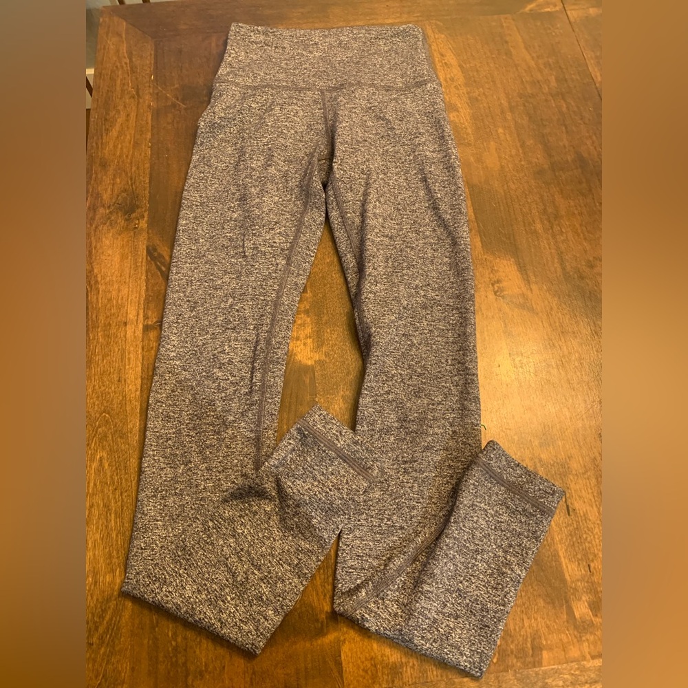 Lululemon Athletica Charcoal Heather Leggings